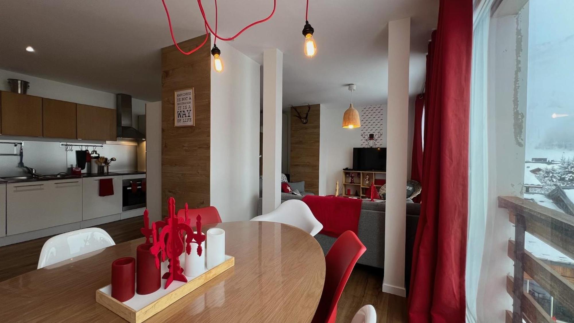 Rouge Canneberge -8 Personnes- 84M2 Vue Degagee Setaz Valloire Exteriér fotografie