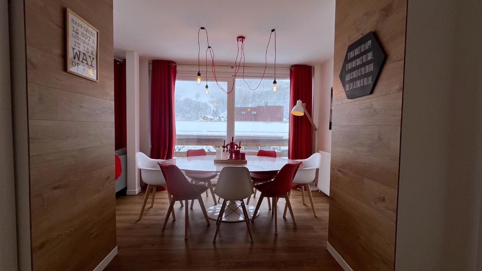 Rouge Canneberge -8 Personnes- 84M2 Vue Degagee Setaz Valloire Exteriér fotografie